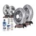 2006-2010 Kia Optima Front and Rear Brake Pad and Rotor Kit - Detroit Axle