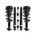 2014-2018 Chevrolet Silverado 1500 Front and Rear Shock Strut Coil Spring Sway Bar Link Kit - Detroit Axle