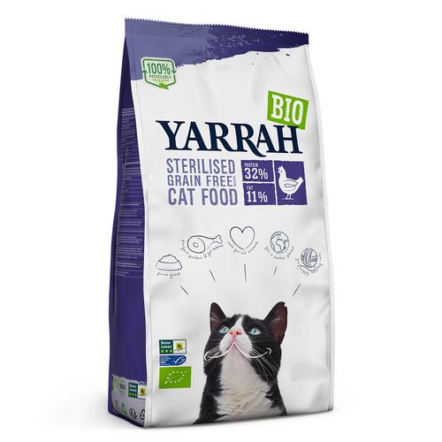 2x2kg Yarrah Bio Katzenfutter Sterilised Katzenfutter trocken