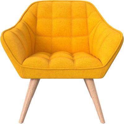 Rendez-vous Déco - Fauteuil Simba jaune - Jaune