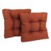 Blazing Needles 19-inch Tufted Indoor/Outdoor Chair Cushion (Set of 2)