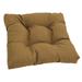 19-inch Square Indoor/Outdoor Tufted Chair Cushion - 19" x 19"