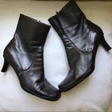 Nine West Shoes | Gorgeous Vintage-Style Nine West Leather Boots ! | Color: Brown | Size: 7.5