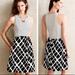 Anthropologie Dresses | Anthropologie Tabatha Aleida Dress Sz8 W Pockets | Color: Black/White | Size: 8