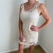 American Eagle Outfitters Dresses | Crochet Tank Mini Dress | Color: Cream | Size: M