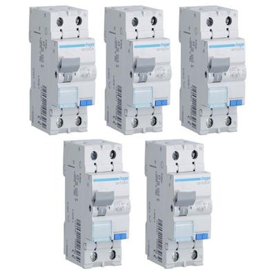 Fi- und ls Schalter Kit 1P+N 30MA 10A ADC810H - Hager Image