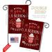 Angeleno Heritage Filled w/ Sweetness 2-Sided Polyester Blend 18.5 x 13 in. Flag Set in Red/White | 18.5 H x 13 W in | Wayfair