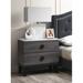 Winston Porter Night Stand Wood in Gray | 23 H x 23 W x 15 D in | Wayfair 8583F847329D440EABC2D8CA4C04A70A