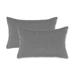 13" X 19” Rectangle Outdoor/indoor Zippered Pillow, set Of 2 By Latitude Run® Polyester/Polyfill/Acrylic | 13 H x 19 W x 5 D in | Wayfair