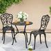 Astoria Grand Hopwood 2 - Person Aluminum Bistro Set Metal in Black | Outdoor Furniture | Wayfair 893D4A01D6E7443995AAB297D1F646B8