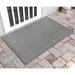 Matterly WaterHog Chevron Indoor Outdoor Door Mat Synthetics in White | Rectangle 3' x 5' | Wayfair 20489570035