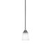 Breakwater Bay Ahern 1-Light Mini Pendant Glass in White | 9.5 H x 4.5 W x 4.5 D in | Wayfair AE0F90164DB64FE88B024409322249F2