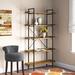 Trent Austin Design® Castellon 68" H x 36" W Etagere Bookcase Wood in White/Brown | 68 H x 36 W x 12 D in | Wayfair GRKS2096 39494503