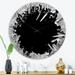 Willa Arlo™ Interiors Abstract Broken Wall 3D Design - Modern wall clock Metal in Black/Gray | 29 H x 29 W x 1 D in | Wayfair