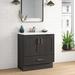 Mercury Row® Meisel 30" Single Bathroom Vanity Set Wood/Marble in Brown | 32.89 H x 30.25 W x 18.75 D in | Wayfair 3A445F1A11874534B62084ED40E1E0C6