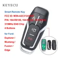 Keyecu – clé télécommande intelligente 315MHz puce ID49 pour Ford Edge Mustang Fusion Explorer