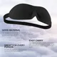 Masque de sommeil naturel 3D pour hommes et femmes bandeau pour les yeux portable doux couverture