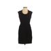 Ann Taylor LOFT Casual Dress - Sheath: Black Solid Dresses - Women's Size 0 Petite