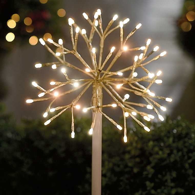 Christmas Metallic Burst 3 In 1 Light - Grandin Road