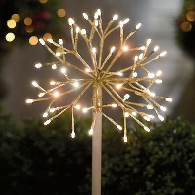 Christmas Metallic Burst 3 In 1 Light - Grandin Road