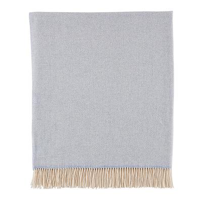 Polly Cashmere Throw - Light Blue - Ballard Designs