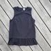 J. Crew Tops | J Crew | Black Ruffle Hem Peplum Tank | Color: Black | Size: S