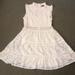 Disney Dresses | Disney Beauty And The Beast Frozen Cream Color Size Xs” Girls Dress | Color: Cream | Size: Xsg