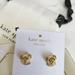 Kate Spade Jewelry | Kate Spade Puppy 12-Karat Gold Plated Earrings | Color: Gold | Size: Os