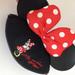 Disney Accessories | Disney Minnie Mouse Loves & Kisses Ears With Bow | Color: Black/Red | Size: Os