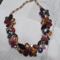 J. Crew Jewelry | Beautiful Jewel Toned Jcrew Statement Necklace | Color: Gold/Purple | Size: Os