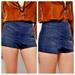 Free People Shorts | Free People High Waist Denim Shorts Hot Pants | Color: Blue | Size: 26