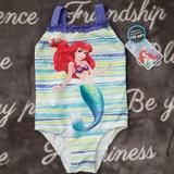 Disney Swim | Brand New Disney Little Mermaid Swim Suit Nwt | Color: Blue/Purple | Size: 2tg