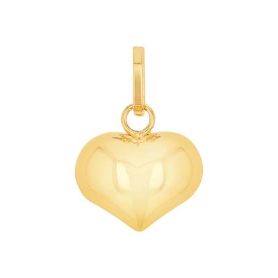 amor - Motivanhänger für Damen, Gold 585 | Herz Charms & Kettenanhänger 1 ct