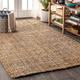 JONATHAN Y NRF102A-3 Pata Hand Woven Chunky Jute Indoor Area Rug Bohemian Farmhouse Easy Cleaning Bedroom Kitchen Living Room Non Shedding, 3 ft x 5 ft, Natural Color