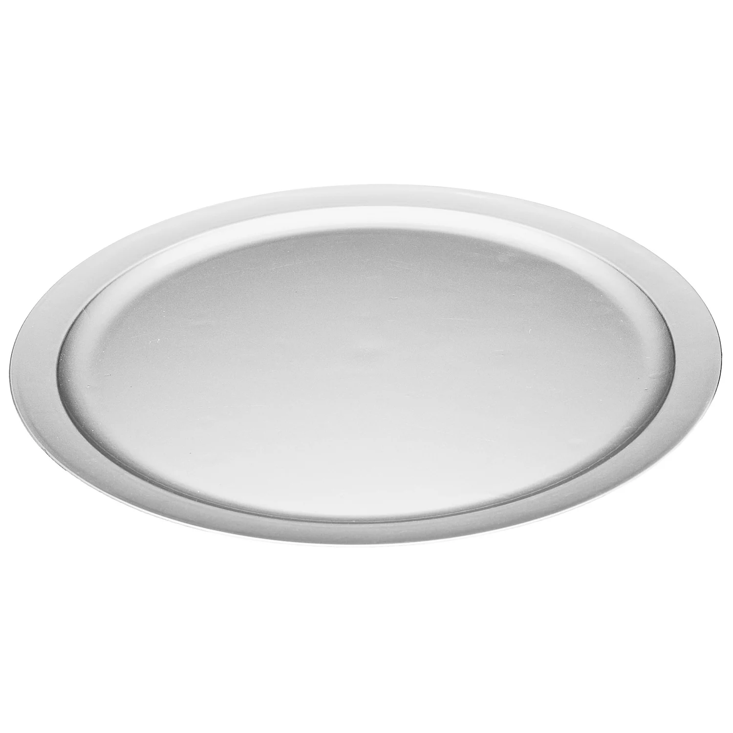 Assiette en plastique, argenté, 40 cm Ø