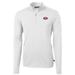 Men's Cutter & Buck White San Francisco 49ers Virtue Eco Pique Recycled Quarter-Zip Pullover Jacket