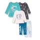 Amazon Essentials Disney | Marvel | Star Wars | Frozen | Princess Mädchen Outfit-Sets zum Kombinieren, 5er-Pack, Frozen 2 Fearless, 2 Jahre