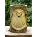 Unique Handmade Wooden Owl from Crocodile Wood Statue Figurine Hoot Sculpture Art Home Decor Accent Handcrafted Decoration