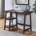 Roundhill Furniture Redina Contemporary Wood Writing Desk with Storage