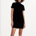 Madewell Dresses | Madewell Black Velvet Mock Neck Dress | Color: Black | Size: S