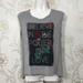 Disney Tops | Disney Beauty And The Beast Muscle Gray Top | Color: Gray | Size: M