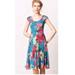 Anthropologie Dresses | Anthropologie Tulle Floral A-Line Dress | Color: Blue/Green | Size: S