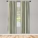 East Urban Home Microfiber Floral Semi-Sheer Rod Pocket Curtain Panels Microfiber in Green/Blue | 63 H in | Wayfair