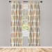 East Urban Home Microfiber Floral Semi-Sheer Rod Pocket Curtain Panels Microfiber in Gray | 84 H in | Wayfair 307CE244A9BD4CECA033CF722DE9BE79