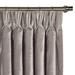 Eastern Accents Winchester Silky Room Darkening Pinch Pleat Single Curtain Panel Metal in White | 108 H in | Wayfair 7V8-CUC-200-PPD