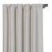 Eastern Accents Edris Faux Silk Solid Room Darkening Rod Pocket Single Curtain Panel Polyester in White | 120 H in | Wayfair 7V8-CUD-168-RP