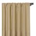 Eastern Accents Edris Faux Silk Solid Room Darkening Rod Pocket Single Curtain Panel Polyester in Yellow | 120 H in | Wayfair 7V8-CUD-165-RP