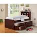 Darby Home Co Yuri Twin Storage Platform Bed Wood in Brown | 50 H x 44 W x 89 D in | Wayfair 5C00D6D84DF94FE99A5363A3C7508C47
