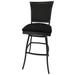 Red Barrel Studio® 30" Patio Bar Stool, Rattan in Black/Brown | 48 H x 21 W x 20 D in | Wayfair 215C814511034811891164C34DB037C5