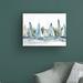 Breakwater Bay Pastel Marina I by Emma Scarvey - Wrapped Canvas Painting Canvas in Blue/Gray/White | 14 H x 19 W x 2 D in | Wayfair